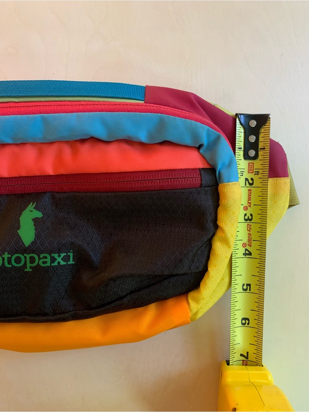 cotopaxi Multicolor Teal Red Orange Yellow Hip Pack - Picture 8 of 8
